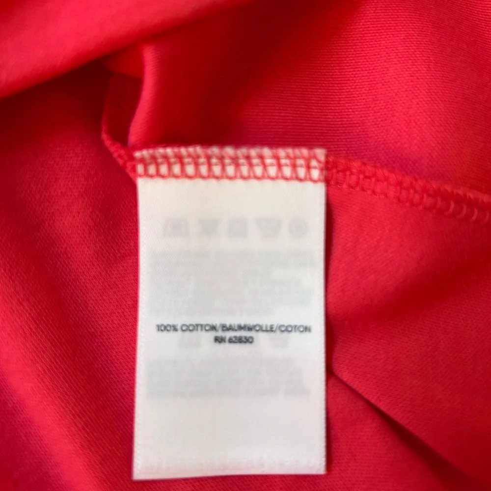Women’s Lands' End Supima Cotton Polo Shirt in Rouge Pink Gingham - Picture 3 of 8